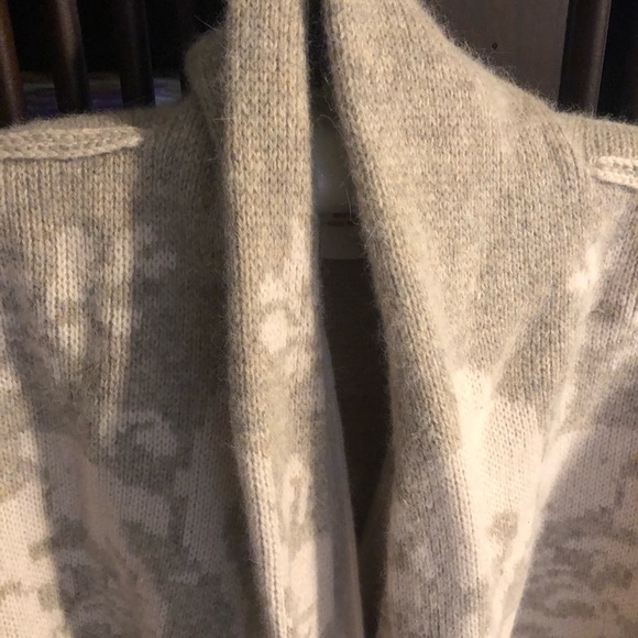 Sundance Lambswool Angora Sweater Jacket L - Picture 7 of 8